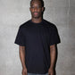 Proclub Heavyweight black t-shirt worn front